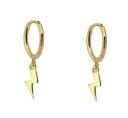 Boucles d'oreilles circulaires pour femmes avec pendentif R35 7