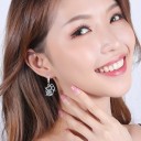 Boucles d'oreilles circulaires pour femmes avec souris 2