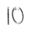 Boucles d'oreilles circulaires pour femmes avec zircon 4