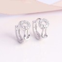 Boucles d'oreilles circulaires pour femmes C1071 12