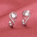 Boucles d'oreilles circulaires pour femmes C1071 2