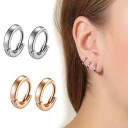 Boucles d'oreilles circulaires pour femmes G1155 2