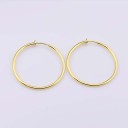 Boucles d'oreilles circulaires pour femmes G561 7
