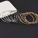Boucles d'oreilles circulaires pour femmes G561 2