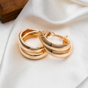 Boucles d'oreilles circulaires pour femmes G717 16