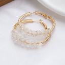 Boucles d'oreilles circulaires pour femmes G717 20