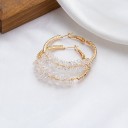 Boucles d'oreilles circulaires pour femmes G717 21