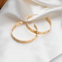 Boucles d'oreilles circulaires pour femmes G717 6
