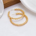 Boucles d'oreilles circulaires pour femmes G717 9