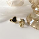 Boucles d'oreilles cœur pour femmes J204 7