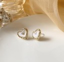 Boucles d'oreilles cœur pour femmes J204 10