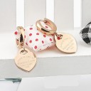 Boucles d'oreilles créoles pour femmes avec cœurs G639 5