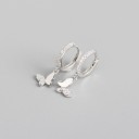 Boucles d'oreilles créoles pour femmes avec pendentif G237 10