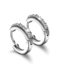 Boucles d'oreilles créoles pour femmes G1017 7