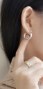 Boucles d'oreilles créoles pour femmes G118 2