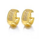 Boucles d'oreilles créoles pour femmes G1517 23