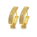 Boucles d'oreilles créoles pour femmes G1517 28
