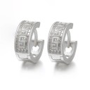 Boucles d'oreilles créoles pour femmes G1517 7