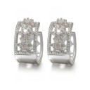 Boucles d'oreilles créoles pour femmes G1517 5