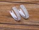 Boucles d'oreilles créoles pour femmes G1517 11