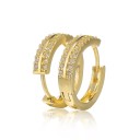 Boucles d'oreilles créoles pour femmes G1517 18