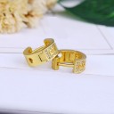 Boucles d'oreilles créoles pour femmes G1517 2