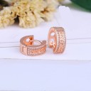 Boucles d'oreilles créoles pour femmes G1517 3