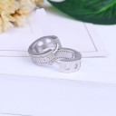 Boucles d'oreilles créoles pour femmes G1517 4