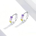 Boucles d'oreilles créoles pour femmes G323 5