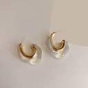 Boucles d'oreilles créoles pour femmes G482 8