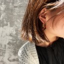 Boucles d'oreilles créoles pour femmes G482 2