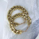 Boucles d'oreilles créoles pour femmes G499 4