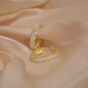 Boucles d'oreilles créoles pour femmes G552 6