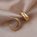 Boucles d'oreilles créoles pour femmes G585 6