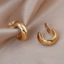 Boucles d'oreilles créoles pour femmes G585 2