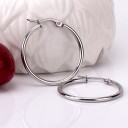 Boucles d'oreilles créoles pour femmes G640 5