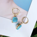 Boucles d'oreilles créoles pour femmes G822 3