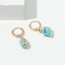 Boucles d'oreilles créoles pour femmes G822 4