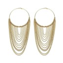 Boucles d'oreilles créoles pour femmes G841 5