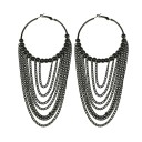 Boucles d'oreilles créoles pour femmes G841 4