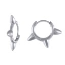 Boucles d'oreilles créoles pour femmes G861 1