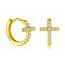 Boucles d'oreilles créoles pour femmes G861 2