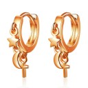 Boucles d'oreilles créoles pour femmes H716 3