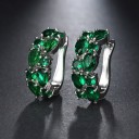 Boucles d'oreilles créoles pour femmes H726 6