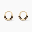 Boucles d'oreilles créoles pour femmes H744 11