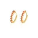 Boucles d'oreilles créoles pour femmes H744 14