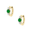 Boucles d'oreilles créoles pour femmes H744 3
