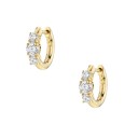 Boucles d'oreilles créoles pour femmes H744 9