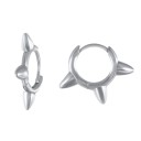 Boucles d'oreilles créoles pour femmes H848 6