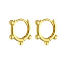 Boucles d'oreilles créoles pour femmes H848 1